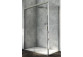 Seitenwand 200x80cm, SanSwiss Cadura - Glas transparent/golden