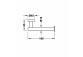Toilettenpapierhalter bez klapy, Tres Accesorios Banyo - Chrom 