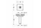 Arm Decken- 11 cm, Tres Complementos Ducha - Stahl