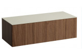 Schrank mit Tisch Laufen Ilbagnoalesii, jedna szuflada, 120cm, Farbe noce canaletto
