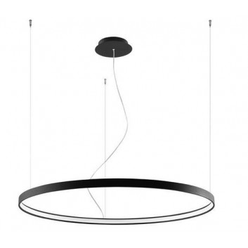 Żyrandol Sollux Lighting RIO, rund średnica 110cm, LED 70W 3000K, schwarz
