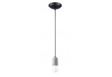 Lampa hängend Sollux KUKKIA, GU10/ES111 4x40W, 4x12W LED, schwarz