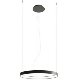 Żyrandol Sollux Lighting RIO, rund średnica 78cm, LED 32W 4000K, schwarz