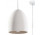 Lampa hängend Sollux Lighting FLAWIUSZ Keramik, E27 1x60W, 1x15W LED, weiß