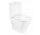 Becken für kompakt-wc WC Roca Gap Rimless Square, 60cm, Abfluss doppelt, weiß