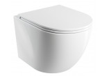 Wand-wc SILENT POWER™ Omnires Ottawa,mit WC-Sitz mit Softclosing, 49x37cm, weiß Glanz