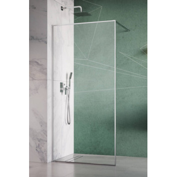 Wand Walk-In Radaway Modo II New 100-140x150-200cm, Chrom, Glas transparent