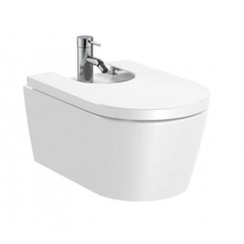 Bidet hängend Roca Inspira Round 370x560x250mm weiß- sanitbuy.pl