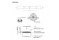Brauseschlauch Corsan schwarz 150 cm do słuchawki prysznicowej schwarz