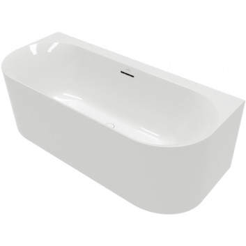 Badewanne zur Wandmontage 180x80 links, Villeroy&Boch Loop&Friends - Weiss Alpin