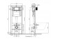 Unterputz-gestell Cersanit Aqua 50 Mech Q