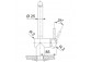 Küchenarmatur Franke Atlas Neo Pull-Out Spray, Höhe 299mm, obrotowa i herausziehbarer Auslauf, Edelstahl