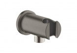 Kolanko Dusch- mit Griff Grohe Rainshower, brushed hard graphite