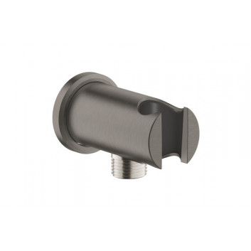 Kolanko Dusch- mit Griff Grohe Rainshower, brushed hard graphite