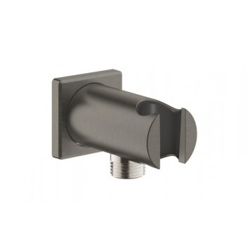 Kolanko Dusch- mit Griff Grohe Rainshower, brushed hard graphite