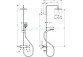 Hansgrohe Crometta S 240 Armatur thermostatisch mit Kopfbrause 24x24cm