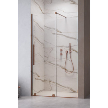 Tür Schiebe- für die Nische Radaway Furo DWJ, links, mit Wand, 150x200cm, Glas transparent, profil Chrom