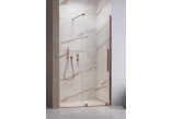 Tür Schiebe- für die Nische Radaway Furo DWJ, rechts, mit Wand, 150x200cm, Glas transparent, profil nikiel