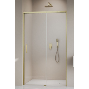 Tür wnękowe Radaway Idea DWJ 100cm x 200.5cm rechts Glas transparent Gold szczotkowane 