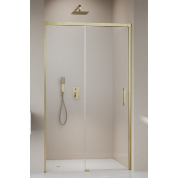 Tür wnękowe Radaway Idea DWJ 110cm x 200.5cm links Glas transparent Gold szczotkowane 