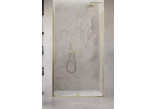Tür Schiebe- walk-in Radaway Furo Gold, links, mit Wand, 160x200cm, Glas transparent, profil golden