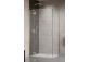 Seitenwand S1 70 Radaway Essenza New Black KDJ 66.7-68.2-200cm, profil schwarz, Glas transparent