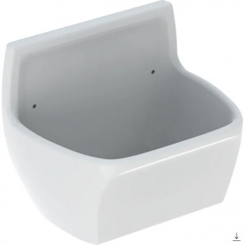 Urinal Geberit Sorso, do pokrywy, Zulauf von hinten, Abfluss do tyłu, weiß