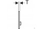 Betätigungstaste uruchamiający Geberit Sigma50, spłukiwanie dwudzielne, Glas dymione, verChromt