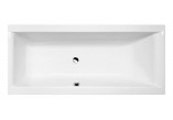 Badewanne rechteckig 180x80x48cm Polysan CLEO, weiß