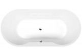 Badewanne oval 180x85x49cm Polysan IO, weiß