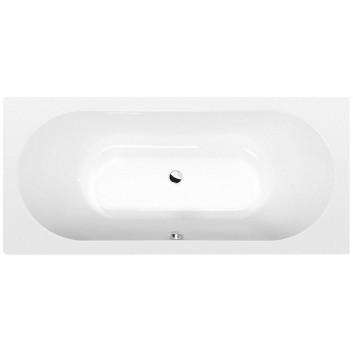 Badewanne oval 175x80x47cm Polysan VIVA O, weiß