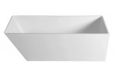 Badewanne freistehend 170x72x63cm Polysan HERHIS, weiß