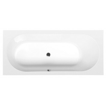 Badewanne oval 165x75x48cm Polysan ASTRA O, weiß