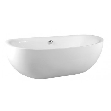 Badewanne rechteckig 170x70x48cm Polysan CLEO, weiß