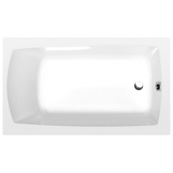 Badewanne rechteckig 180x90x47cm Polysan CLEO, weiß