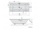 Badewanne rechteckig 170x75x39cm Polysan MIMOA, weiß