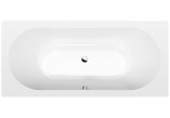 Badewanne rechteckig 185x80x47cm Polysan VIVA B, weiß