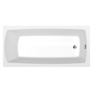 Badewanne oval 185x80x47cm Polysan VIVA O, weiß