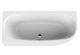 Badewanne oval Sanplast Basic WOW/BASIC 80x180+STW Zum einbau 180x80 cm - weiß