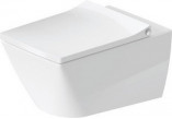 Becken WC Duravit Viu hängend Rimless 37x57 cm, Tiefspül-, weiß 