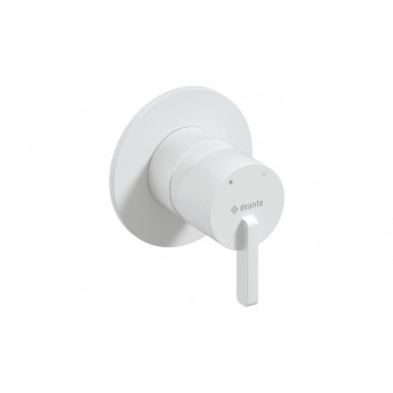 Brausearmatur mit Set, Deante Silia, bianco