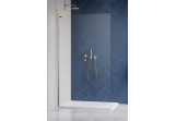 Duschwand walk-in Radaway Modo SL II 100 links, Glas transparent, profil Gold szczotkowane