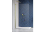 Duschwand walk-in Radaway Modo SL II 100 links, Glas transparent, profil Gold szczotkowane