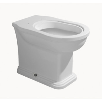 Becken WC, stehend Flaminia Efi weiß Glanz, 56 x 36 x 42 cm, Abfluss S/P, retro- sanitbuy.pl