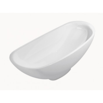 Badewanne freistehend Flaminia IO weiß Glanz, 165 x 70 x 58,5 cm- sanitbuy.pl