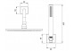 Thermostatisch Dusch-Set Omnires Contour, Unterputz, 2 wyjścia wody, golden szczotkowany