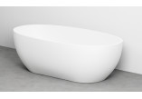 Badewanne freistehend Cielo Shui Comfort, 170x87cm, z Überlauf, weiß matt