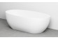 Badewanne freistehend Cielo Shui Comfort, 170x87cm, z Überlauf, weiß matt