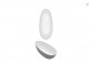 Badewanne freistehend oval Villeroy & Boch Antao, 170x75cm, Quaryl, weiß