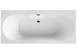 Badewanne zur Wandmontage Villeroy & Boch OBERON 2.0, 180x80, Quaryl, weiß